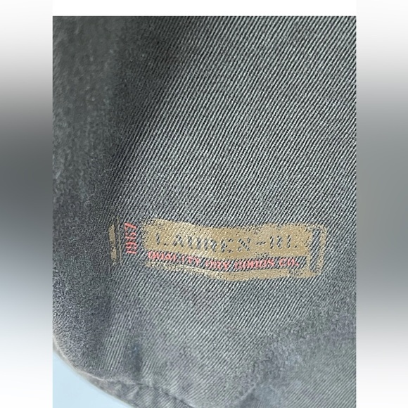 Lauren Ralph Lauren olive green ladies military style snap up vest shirt size M - Picture 5 of 12